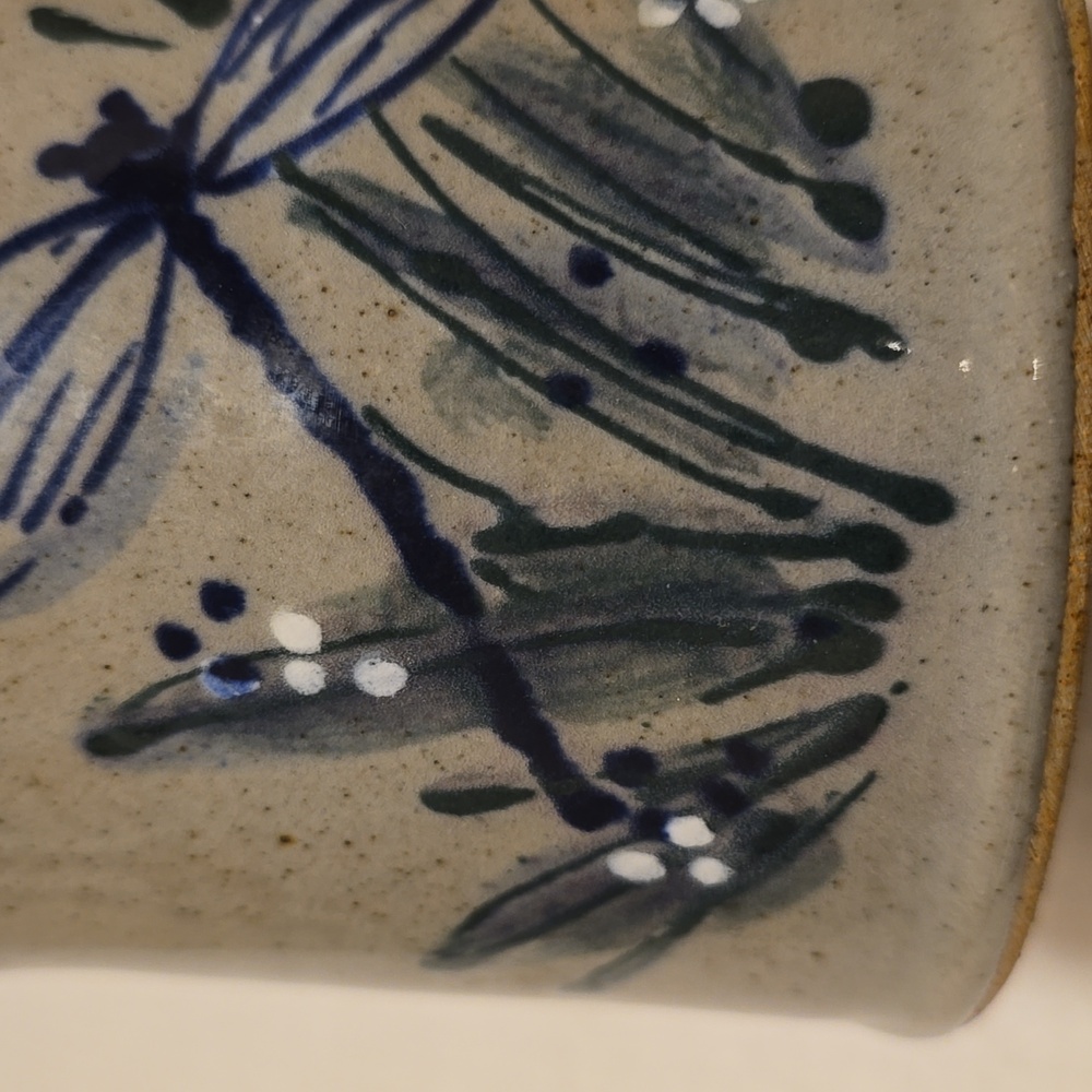 Great Bay Pottery Handcrafted Ceramic Dragonfly Planter - Picture 10 of 15
